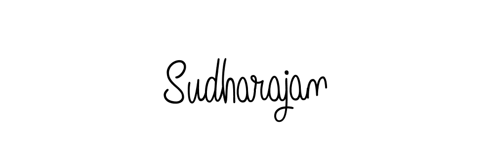 Use a signature maker to create a handwritten signature online. With this signature software, you can design (Angelique-Rose-font-FFP) your own signature for name Sudharajan. Sudharajan signature style 5 images and pictures png