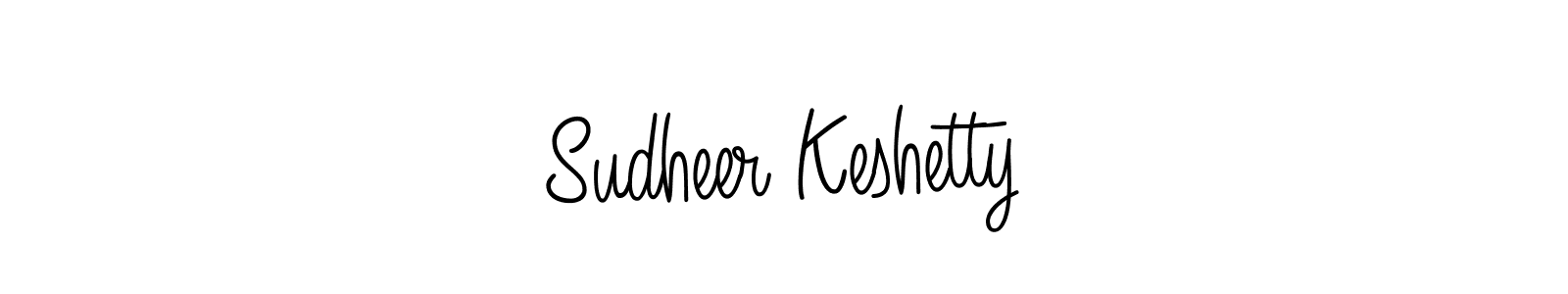 Create a beautiful signature design for name Sudheer Keshetty. With this signature (Angelique-Rose-font-FFP) fonts, you can make a handwritten signature for free. Sudheer Keshetty signature style 5 images and pictures png