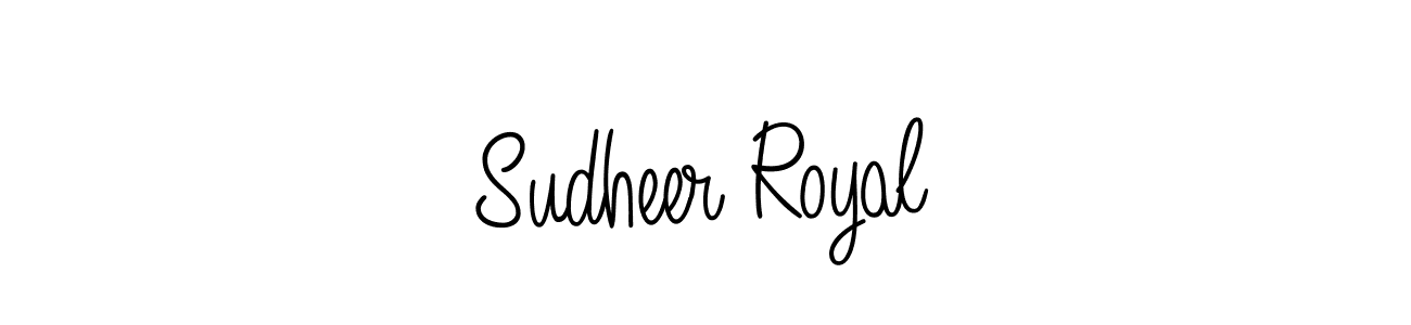 Make a beautiful signature design for name Sudheer Royal. Use this online signature maker to create a handwritten signature for free. Sudheer Royal signature style 5 images and pictures png