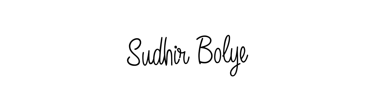 if you are searching for the best signature style for your name Sudhir Bolye. so please give up your signature search. here we have designed multiple signature styles  using Angelique-Rose-font-FFP. Sudhir Bolye signature style 5 images and pictures png