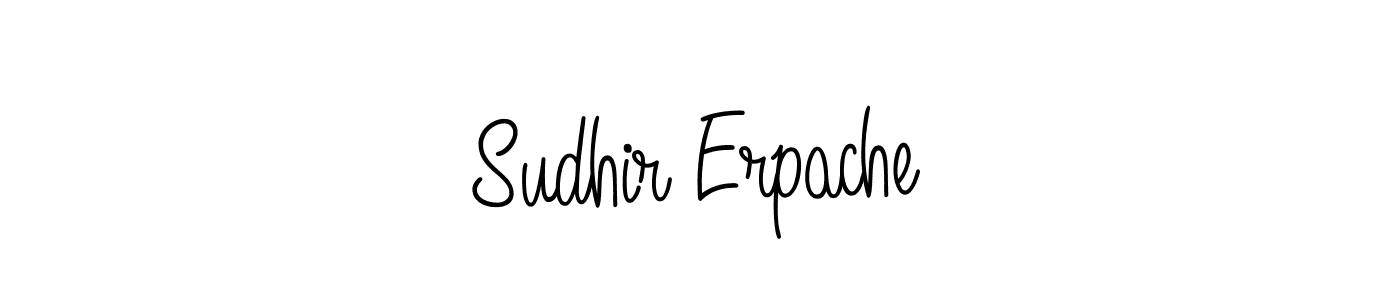 This is the best signature style for the Sudhir Erpache name. Also you like these signature font (Angelique-Rose-font-FFP). Mix name signature. Sudhir Erpache signature style 5 images and pictures png