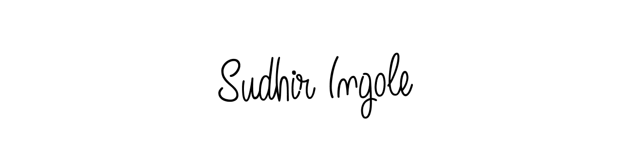 Also we have Sudhir Ingole name is the best signature style. Create professional handwritten signature collection using Angelique-Rose-font-FFP autograph style. Sudhir Ingole signature style 5 images and pictures png