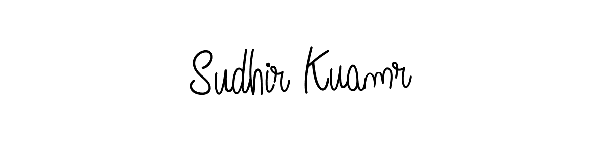 Design your own signature with our free online signature maker. With this signature software, you can create a handwritten (Angelique-Rose-font-FFP) signature for name Sudhir Kuamr. Sudhir Kuamr signature style 5 images and pictures png