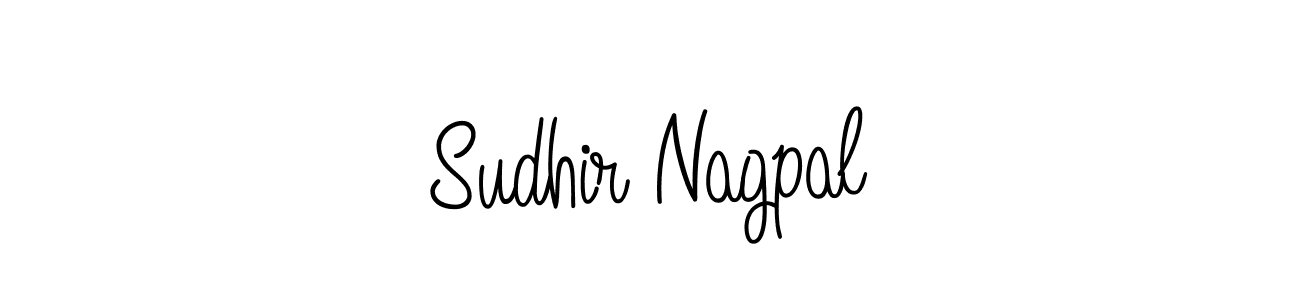 How to make Sudhir Nagpal name signature. Use Angelique-Rose-font-FFP style for creating short signs online. This is the latest handwritten sign. Sudhir Nagpal signature style 5 images and pictures png