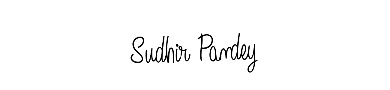 Create a beautiful signature design for name Sudhir Pandey. With this signature (Angelique-Rose-font-FFP) fonts, you can make a handwritten signature for free. Sudhir Pandey signature style 5 images and pictures png