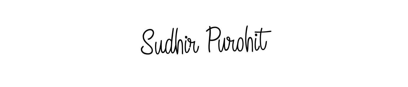 Design your own signature with our free online signature maker. With this signature software, you can create a handwritten (Angelique-Rose-font-FFP) signature for name Sudhir Purohit. Sudhir Purohit signature style 5 images and pictures png