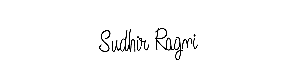 The best way (Angelique-Rose-font-FFP) to make a short signature is to pick only two or three words in your name. The name Sudhir Ragni include a total of six letters. For converting this name. Sudhir Ragni signature style 5 images and pictures png