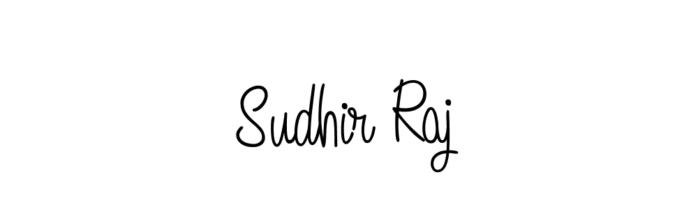 Use a signature maker to create a handwritten signature online. With this signature software, you can design (Angelique-Rose-font-FFP) your own signature for name Sudhir Raj. Sudhir Raj signature style 5 images and pictures png