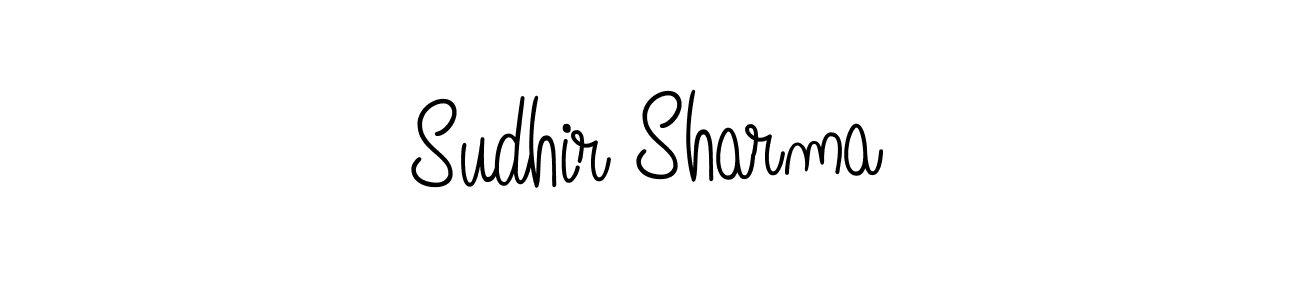 Use a signature maker to create a handwritten signature online. With this signature software, you can design (Angelique-Rose-font-FFP) your own signature for name Sudhir Sharma. Sudhir Sharma signature style 5 images and pictures png