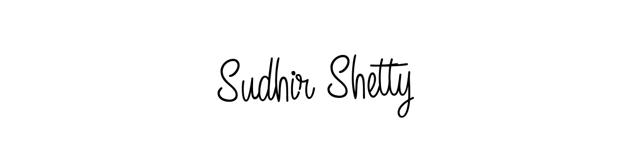 Make a beautiful signature design for name Sudhir Shetty. With this signature (Angelique-Rose-font-FFP) style, you can create a handwritten signature for free. Sudhir Shetty signature style 5 images and pictures png