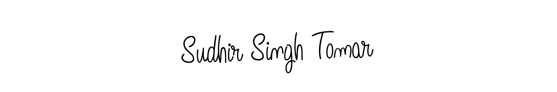 Make a beautiful signature design for name Sudhir Singh Tomar. With this signature (Angelique-Rose-font-FFP) style, you can create a handwritten signature for free. Sudhir Singh Tomar signature style 5 images and pictures png