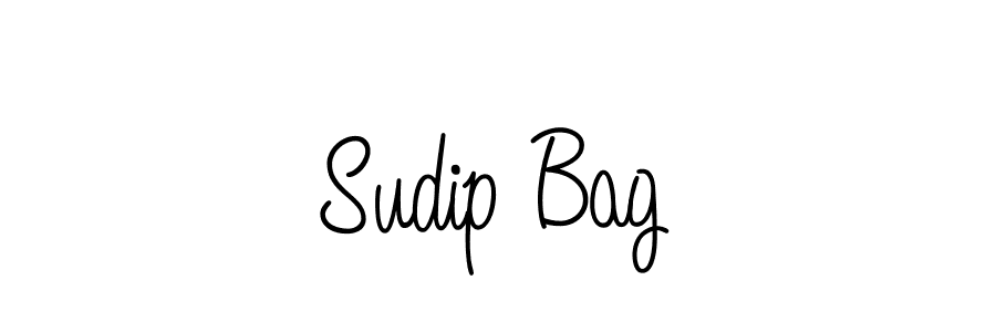 You should practise on your own different ways (Angelique-Rose-font-FFP) to write your name (Sudip Bag) in signature. don't let someone else do it for you. Sudip Bag signature style 5 images and pictures png