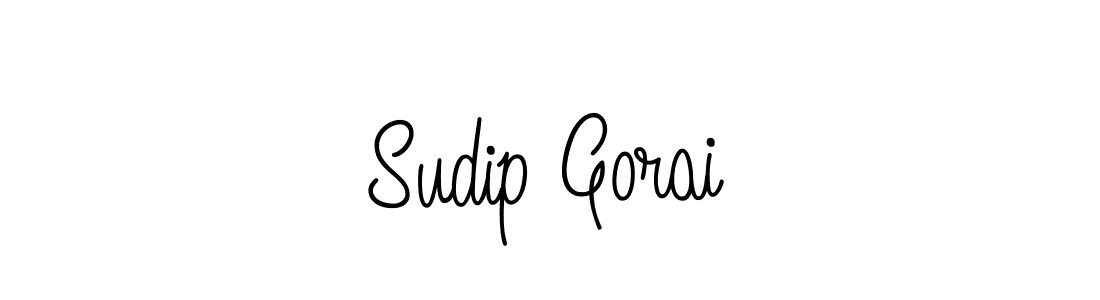 You should practise on your own different ways (Angelique-Rose-font-FFP) to write your name (Sudip Gorai) in signature. don't let someone else do it for you. Sudip Gorai signature style 5 images and pictures png