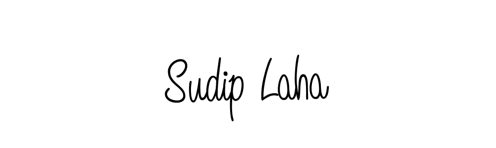 You should practise on your own different ways (Angelique-Rose-font-FFP) to write your name (Sudip Laha) in signature. don't let someone else do it for you. Sudip Laha signature style 5 images and pictures png