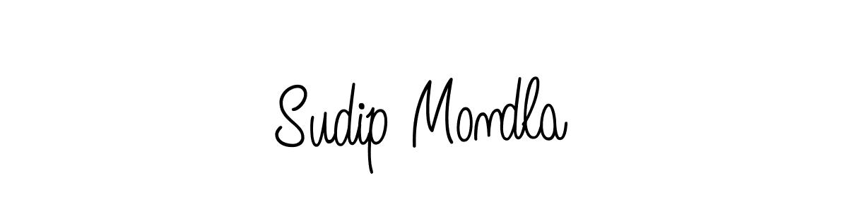 How to make Sudip Mondla signature? Angelique-Rose-font-FFP is a professional autograph style. Create handwritten signature for Sudip Mondla name. Sudip Mondla signature style 5 images and pictures png