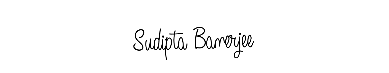 Make a beautiful signature design for name Sudipta Banerjee. With this signature (Angelique-Rose-font-FFP) style, you can create a handwritten signature for free. Sudipta Banerjee signature style 5 images and pictures png