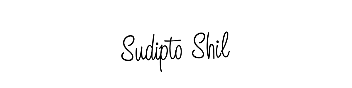 The best way (Angelique-Rose-font-FFP) to make a short signature is to pick only two or three words in your name. The name Sudipto Shil include a total of six letters. For converting this name. Sudipto Shil signature style 5 images and pictures png