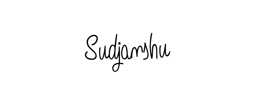 The best way (Angelique-Rose-font-FFP) to make a short signature is to pick only two or three words in your name. The name Sudjanshu include a total of six letters. For converting this name. Sudjanshu signature style 5 images and pictures png