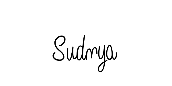 Use a signature maker to create a handwritten signature online. With this signature software, you can design (Angelique-Rose-font-FFP) your own signature for name Sudnya. Sudnya signature style 5 images and pictures png