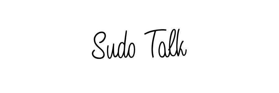 Use a signature maker to create a handwritten signature online. With this signature software, you can design (Angelique-Rose-font-FFP) your own signature for name Sudo Talk. Sudo Talk signature style 5 images and pictures png