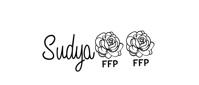 Also You can easily find your signature by using the search form. We will create Sudya07 name handwritten signature images for you free of cost using Angelique-Rose-font-FFP sign style. Sudya07 signature style 5 images and pictures png