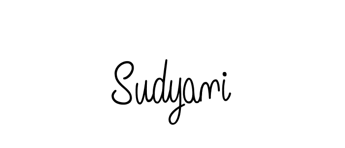 The best way (Angelique-Rose-font-FFP) to make a short signature is to pick only two or three words in your name. The name Sudyani include a total of six letters. For converting this name. Sudyani signature style 5 images and pictures png