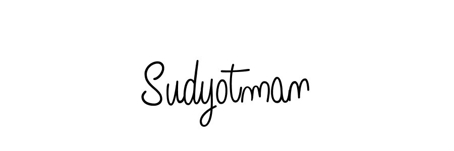 Use a signature maker to create a handwritten signature online. With this signature software, you can design (Angelique-Rose-font-FFP) your own signature for name Sudyotman. Sudyotman signature style 5 images and pictures png