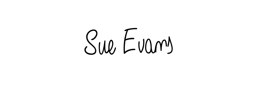 Use a signature maker to create a handwritten signature online. With this signature software, you can design (Angelique-Rose-font-FFP) your own signature for name Sue Evans. Sue Evans signature style 5 images and pictures png