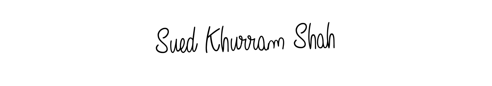 Also we have Sued Khurram Shah name is the best signature style. Create professional handwritten signature collection using Angelique-Rose-font-FFP autograph style. Sued Khurram Shah signature style 5 images and pictures png