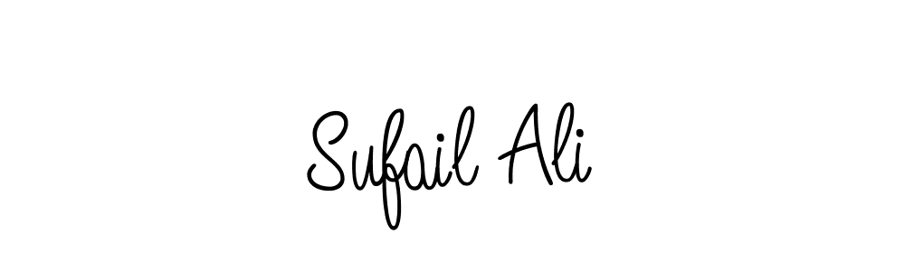 The best way (Angelique-Rose-font-FFP) to make a short signature is to pick only two or three words in your name. The name Sufail Ali include a total of six letters. For converting this name. Sufail Ali signature style 5 images and pictures png