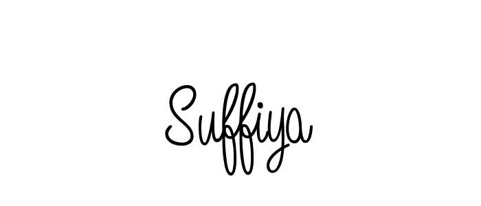 Design your own signature with our free online signature maker. With this signature software, you can create a handwritten (Angelique-Rose-font-FFP) signature for name Suffiya. Suffiya signature style 5 images and pictures png