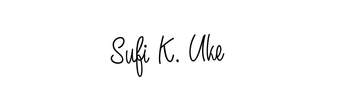 Make a beautiful signature design for name Sufi K. Uke. Use this online signature maker to create a handwritten signature for free. Sufi K. Uke signature style 5 images and pictures png