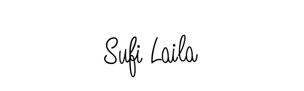 Design your own signature with our free online signature maker. With this signature software, you can create a handwritten (Angelique-Rose-font-FFP) signature for name Sufi Laila. Sufi Laila signature style 5 images and pictures png