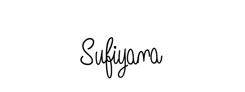 Use a signature maker to create a handwritten signature online. With this signature software, you can design (Angelique-Rose-font-FFP) your own signature for name Sufiyana. Sufiyana signature style 5 images and pictures png