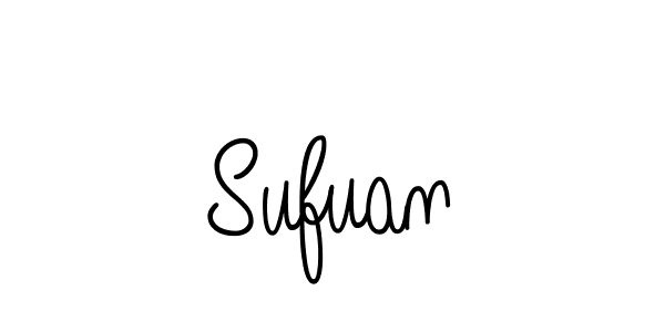 Design your own signature with our free online signature maker. With this signature software, you can create a handwritten (Angelique-Rose-font-FFP) signature for name Sufuan. Sufuan signature style 5 images and pictures png