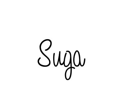 The best way (Angelique-Rose-font-FFP) to make a short signature is to pick only two or three words in your name. The name Suga include a total of six letters. For converting this name. Suga signature style 5 images and pictures png