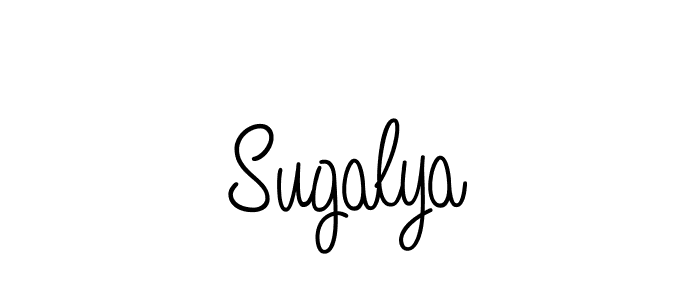 Best and Professional Signature Style for Sugalya. Angelique-Rose-font-FFP Best Signature Style Collection. Sugalya signature style 5 images and pictures png