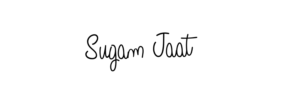 It looks lik you need a new signature style for name Sugam Jaat. Design unique handwritten (Angelique-Rose-font-FFP) signature with our free signature maker in just a few clicks. Sugam Jaat signature style 5 images and pictures png