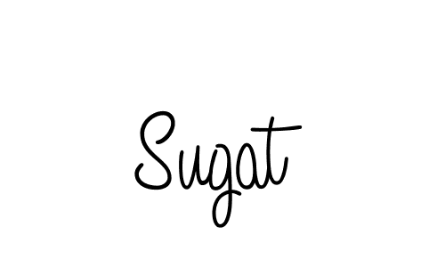 Sugat stylish signature style. Best Handwritten Sign (Angelique-Rose-font-FFP) for my name. Handwritten Signature Collection Ideas for my name Sugat. Sugat signature style 5 images and pictures png