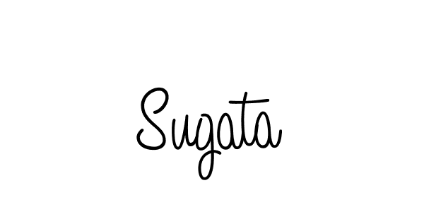 How to make Sugata name signature. Use Angelique-Rose-font-FFP style for creating short signs online. This is the latest handwritten sign. Sugata signature style 5 images and pictures png