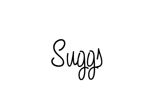 How to make Suggs name signature. Use Angelique-Rose-font-FFP style for creating short signs online. This is the latest handwritten sign. Suggs signature style 5 images and pictures png