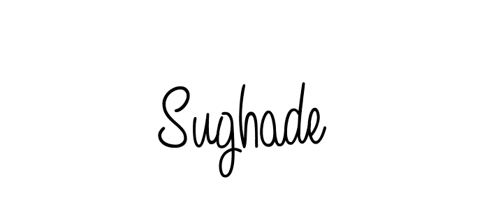 Also we have Sughade name is the best signature style. Create professional handwritten signature collection using Angelique-Rose-font-FFP autograph style. Sughade signature style 5 images and pictures png