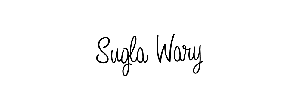 Sugla Wary stylish signature style. Best Handwritten Sign (Angelique-Rose-font-FFP) for my name. Handwritten Signature Collection Ideas for my name Sugla Wary. Sugla Wary signature style 5 images and pictures png