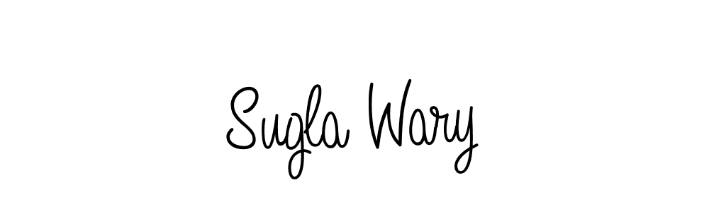 How to Draw Sugla Wary signature style? Angelique-Rose-font-FFP is a latest design signature styles for name Sugla Wary. Sugla Wary signature style 5 images and pictures png