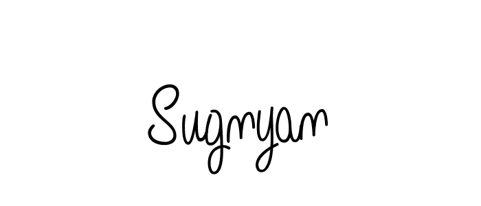 The best way (Angelique-Rose-font-FFP) to make a short signature is to pick only two or three words in your name. The name Sugnyan include a total of six letters. For converting this name. Sugnyan signature style 5 images and pictures png