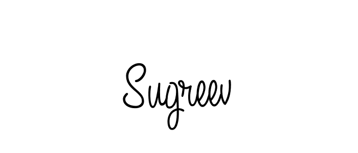 Create a beautiful signature design for name Sugreev. With this signature (Angelique-Rose-font-FFP) fonts, you can make a handwritten signature for free. Sugreev signature style 5 images and pictures png