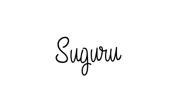 Suguru stylish signature style. Best Handwritten Sign (Angelique-Rose-font-FFP) for my name. Handwritten Signature Collection Ideas for my name Suguru. Suguru signature style 5 images and pictures png