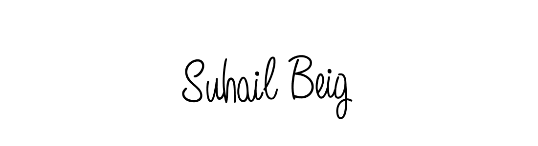 You can use this online signature creator to create a handwritten signature for the name Suhail Beig. This is the best online autograph maker. Suhail Beig signature style 5 images and pictures png