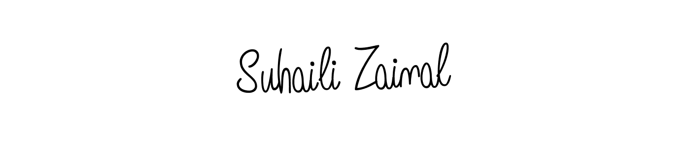 Best and Professional Signature Style for Suhaili Zainal. Angelique-Rose-font-FFP Best Signature Style Collection. Suhaili Zainal signature style 5 images and pictures png