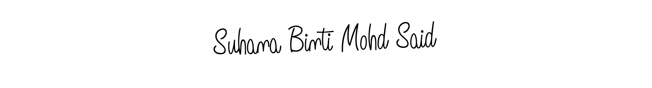 You can use this online signature creator to create a handwritten signature for the name Suhana Binti Mohd Said. This is the best online autograph maker. Suhana Binti Mohd Said signature style 5 images and pictures png